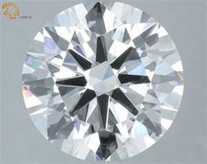 Picture of Lab Grown Diamond 3.59 Carats, Round with Ideal Cut, F Color, VS1 Clarity and Certified by IGI