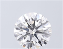 Lab Grown Diamond 1.21 Carats, Round with Ideal Cut, D Color, VVS2 Clarity and Certified by IGI