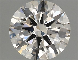 Foto Diamante Natural 0.40 quilates, Redondo , Color L, claridad SI1 y certificado GIA de