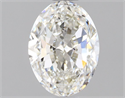 Natural Diamond 1.00 Carats, Oval with  Cut, I Color, I1 Clarity and Certified by GIA