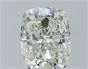 Natural Diamond 2.07 Carats, Cushion with  Cut, L Color, VS2 Clarity and Certified by GIA