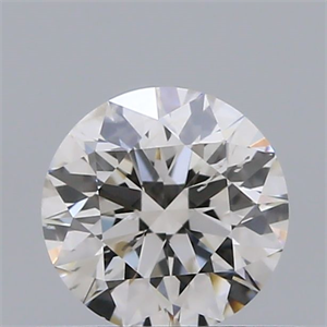 Picture of Natural Diamond 0.41 Carats, Round with Excellent Cut, H Color, SI1 Clarity and Certified by IGI