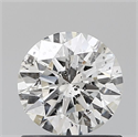Natural Diamond 0.70 Carats, Round with Excellent Cut, G Color, I1 Clarity and Certified by IGI