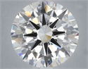 Lab Grown Diamond 6.03 Carats, Round with Excellent Cut, E Color, VVS2 Clarity and Certified by IGI
