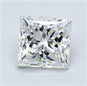 Diamante Natural 1.72 quilates, Princesa , Color H, claridad SI1 y certificado GIA