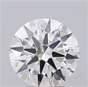 Lab Grown Diamond 3.28 Carats, Round with Ideal Cut, F Color, VS1 Clarity and Certified by IGI