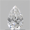 Diamante Natural 0.50 quilates, De pera , Color F, claridad SI2 y certificado GIA