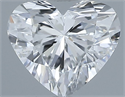 Natural Diamond 0.31 Carats, Heart with  Cut, E Color, IF Clarity and Certified by GIA