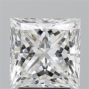 Picture of Natural Diamond 3.20 Carats, Princess with  Cut, I Color, VS1 Clarity and Certified by GIA