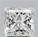 Natural Diamond 3.20 Carats, Princess with  Cut, I Color, VS1 Clarity and Certified by GIA