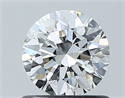 Diamante Natural 0.71 quilates, Redondo , Color G, claridad SI1 y certificado GIA
