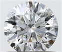Diamante Natural 0.70 quilates, Redondo , Color F, claridad SI1 y certificado IGI