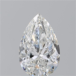 Picture of Natural Diamond 0.74 Carats, Pear with  Cut, G Color, VS2 Clarity and Certified by GIA