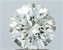 Natural Diamond 1.53 Carats, Round with Excellent Cut, K Color, SI2 Clarity and Certified by IGI