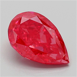 Picture of Lab Grown Diamond 2.08 Carats, Pear with  Cut, Fancy Vivid Pink Color, VVS2 Clarity and Certified by IGI
