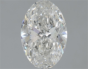 Foto Diamante Natural 1.21 quilates, Ovalado , Color H, claridad SI2 y certificado GIA de