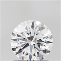 Lab Grown Diamond 1.31 Carats, Round with Ideal Cut, D Color, VVS2 Clarity and Certified by IGI