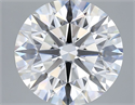 Lab Grown Diamond 5.03 Carats, Round with Ideal Cut, F Color, VVS1 Clarity and Certified by IGI