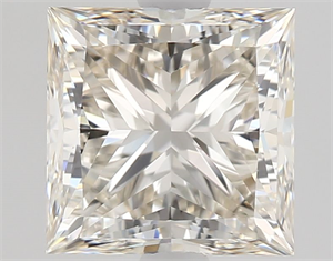 Foto Diamante Natural 1.50 quilates, Princesa , Color K, claridad VVS2 y certificado GIA de