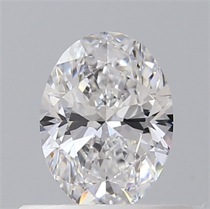Picture of Natural Diamond 0.41 Carats, Oval with  Cut, D Color, VS1 Clarity and Certified by GIA