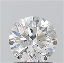 Natural Diamond 1.00 Carats, Round with Excellent Cut, F Color, SI1 Clarity and Certified by GIA