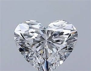 Foto Diamante Natural 0.50 quilates, Corazón , Color D, claridad SI1 y certificado GIA de