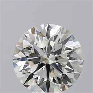 Picture of Natural Diamond 5.01 Carats, Round with Excellent Cut, J Color, SI1 Clarity and Certified by GIA