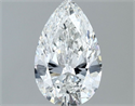 Diamante Natural 0.70 quilates, De pera , Color G, claridad VVS2 y certificado GIA