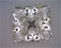 Natural Diamond 2.07 Carats, Princess with  Cut, G Color, SI1 Clarity and Certified by GIA