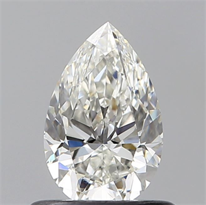 Foto Diamante Natural 0.60 quilates, De pera , Color H, claridad VS2 y certificado GIA de