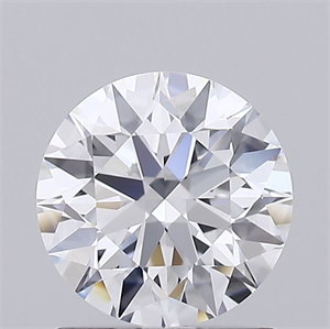 Picture of Lab Grown Diamond 1.02 Carats, Round with Ideal Cut, D Color, VVS2 Clarity and Certified by IGI