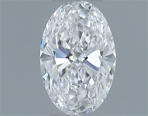 Picture of Natural Diamond 0.50 Carats, Oval with  Cut, E Color, VS2 Clarity and Certified by GIA