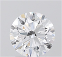 Lab Grown Diamond 1.55 Carats, Round with Ideal Cut, D Color, VS2 Clarity and Certified by IGI