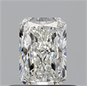 Natural Diamond 0.55 Carats, Radiant with  Cut, G Color, VS1 Clarity and Certified by GIA