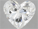 Natural Diamond 3.54 Carats, Heart with  Cut, H Color, VVS1 Clarity and Certified by IGI
