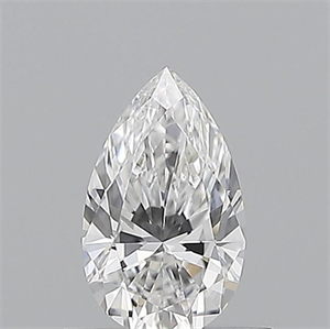 Picture of Natural Diamond 0.50 Carats, Pear with  Cut, D Color, VS1 Clarity and Certified by GIA