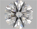 Natural Diamond 2.27 Carats, Round with Excellent Cut, F Color, VVS2 Clarity and Certified by GIA