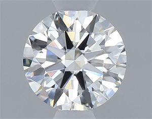 Picture of Natural Diamond 0.40 Carats, Round with Excellent Cut, F Color, VVS1 Clarity and Certified by GIA