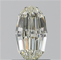 Natural Diamond 1.01 Carats, Oval with  Cut, K Color, SI2 Clarity and Certified by GIA