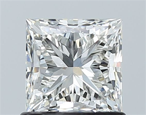 Picture of Natural Diamond 1.01 Carats, Princess with  Cut, I Color, VS2 Clarity and Certified by GIA