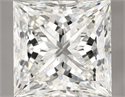 Natural Diamond 3.02 Carats, Princess with  Cut, J Color, VVS2 Clarity and Certified by GIA