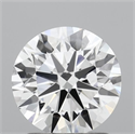 Del inventario de diamantes de laboratorio, 1.50 quilates, Redondo , Color D, claridad VVS2 y certificado IGI