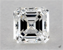 Natural Diamond 0.70 Carats, Asscher with  Cut, E Color, SI2 Clarity and Certified by GIA