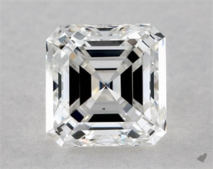 Foto Diamante Natural 0.70 quilates, Asscher , Color E, claridad SI2 y certificado GIA de