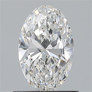 Foto Diamante Natural 0.70 quilates, Ovalado , Color E, claridad VVS2 y certificado GIA de