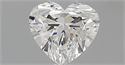 Natural Diamond 0.34 Carats, Heart with  Cut, G Color, VVS1 Clarity and Certified by GIA