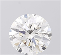 Lab Grown Diamond 1.52 Carats, Round with Ideal Cut, E Color, VS1 Clarity and Certified by IGI