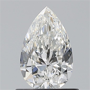 Picture of Natural Diamond 0.71 Carats, Pear with  Cut, F Color, VVS2 Clarity and Certified by GIA