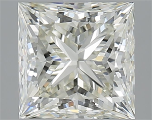 Picture of Natural Diamond 3.01 Carats, Princess with  Cut, J Color, VVS2 Clarity and Certified by IGI