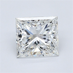 Picture of Natural Diamond 2.01 Carats, Princess with  Cut, G Color, VS1 Clarity and Certified by GIA